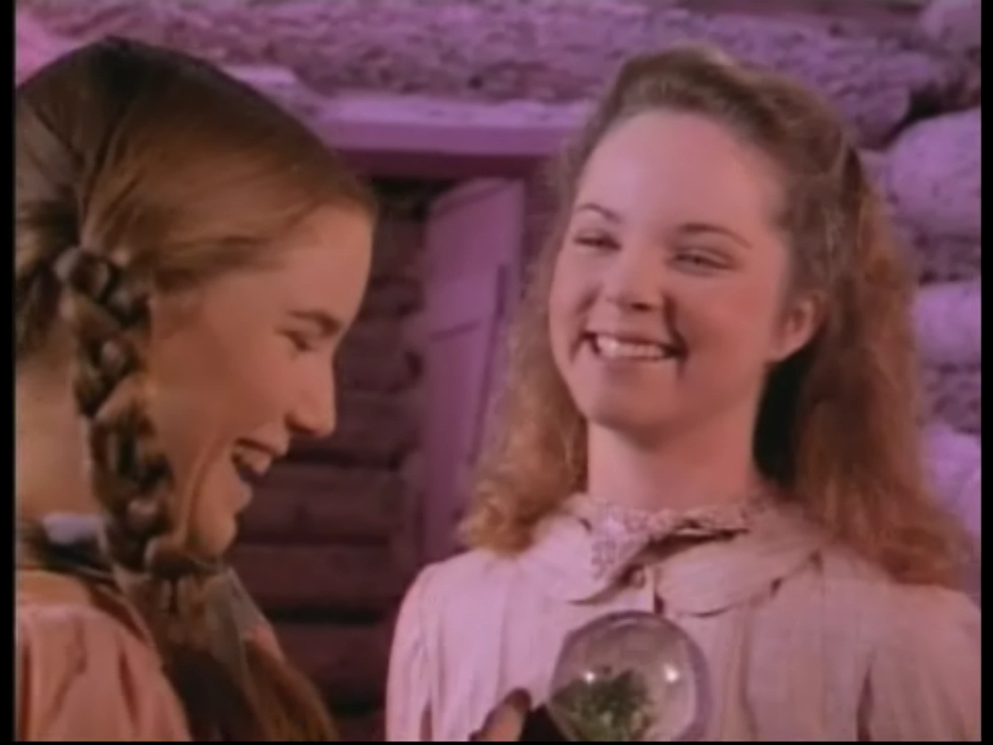 Melissa Sue Anderson as Mary Ingalls and Melissa Gilbert as Laura Ingalls